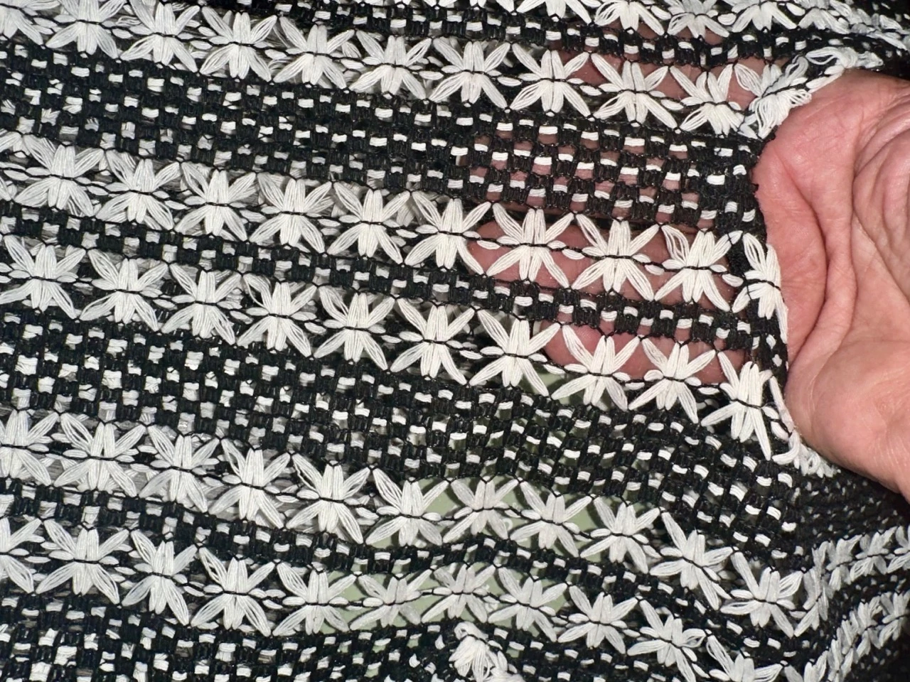 Strandjurk / Tuniek H&M zwart & wit gehaakt – photo 2